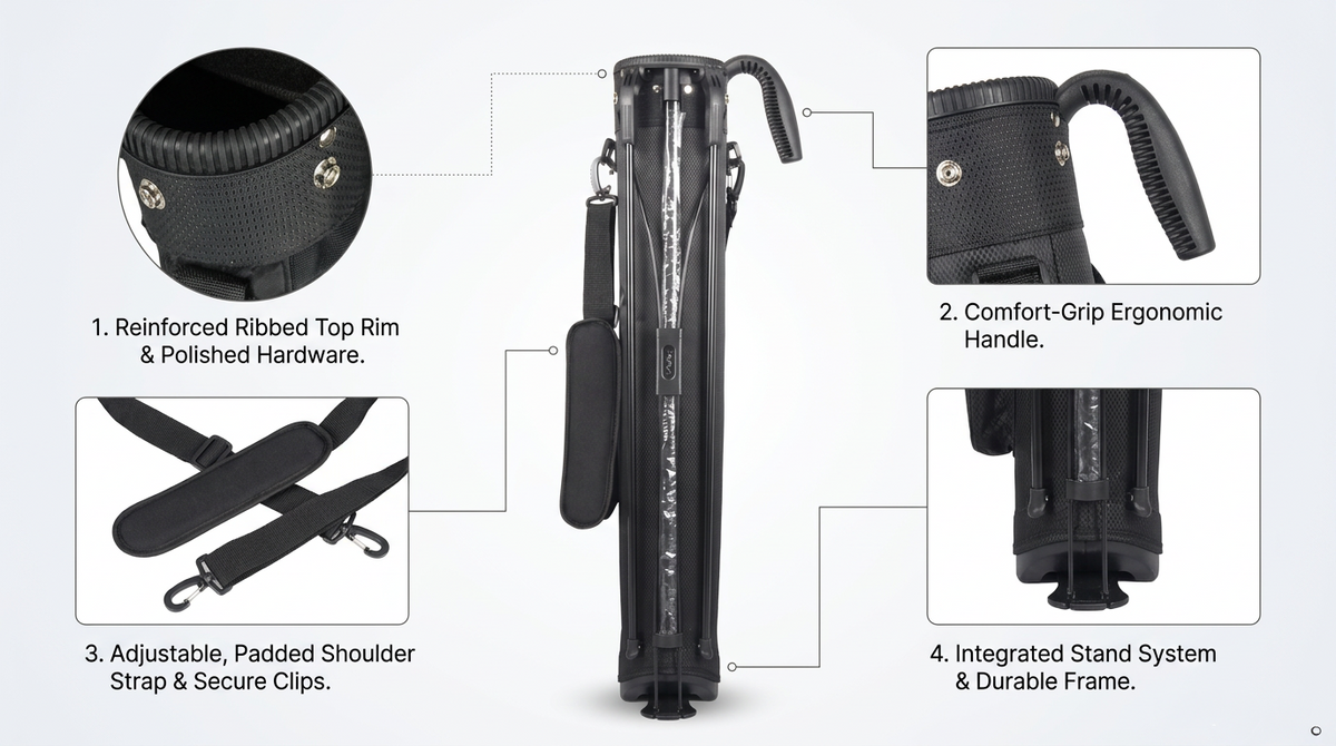 Lightweight Golf Stand Bag – Carry Less, Play More