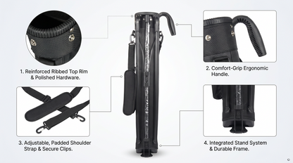 Lightweight Golf Stand Bag – Carry Less, Play More