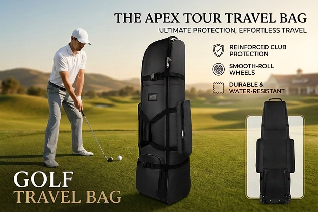 Golf Travel Bag with Wheels – Built for Easy Travel