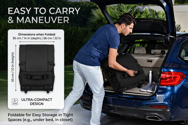 Golf Travel Bag with Wheels – Built for Easy Travel