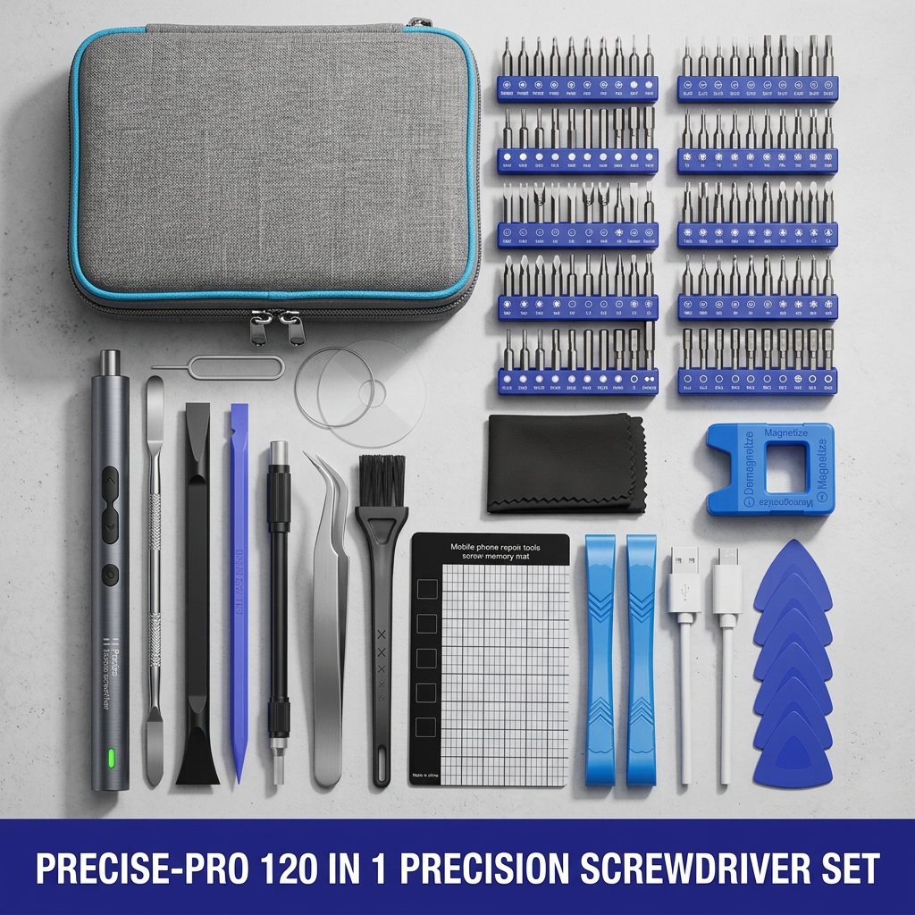 PrecisionPro Electric Screwdriver Set