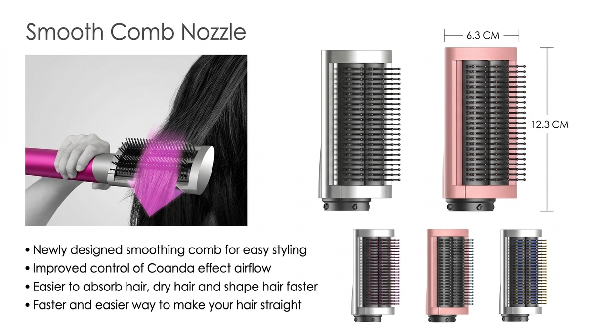 Airwrap-Compatible Styling Attachments
