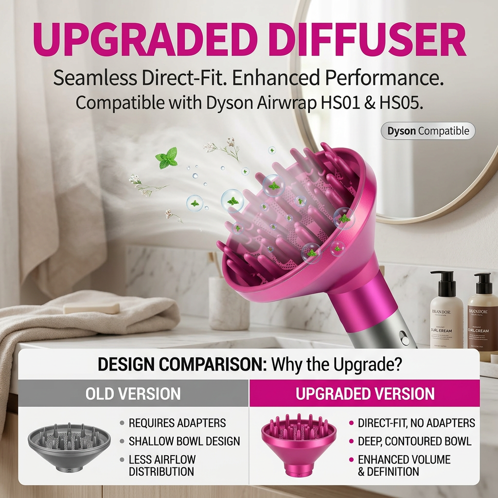 Airwrap-Compatible Styling Attachments