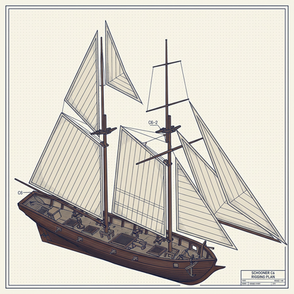DIY Wooden Sailboat Display Model