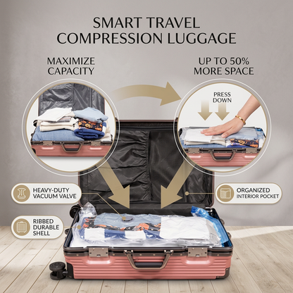 Space-Saving Vacuum Storage Bags – Pump Included