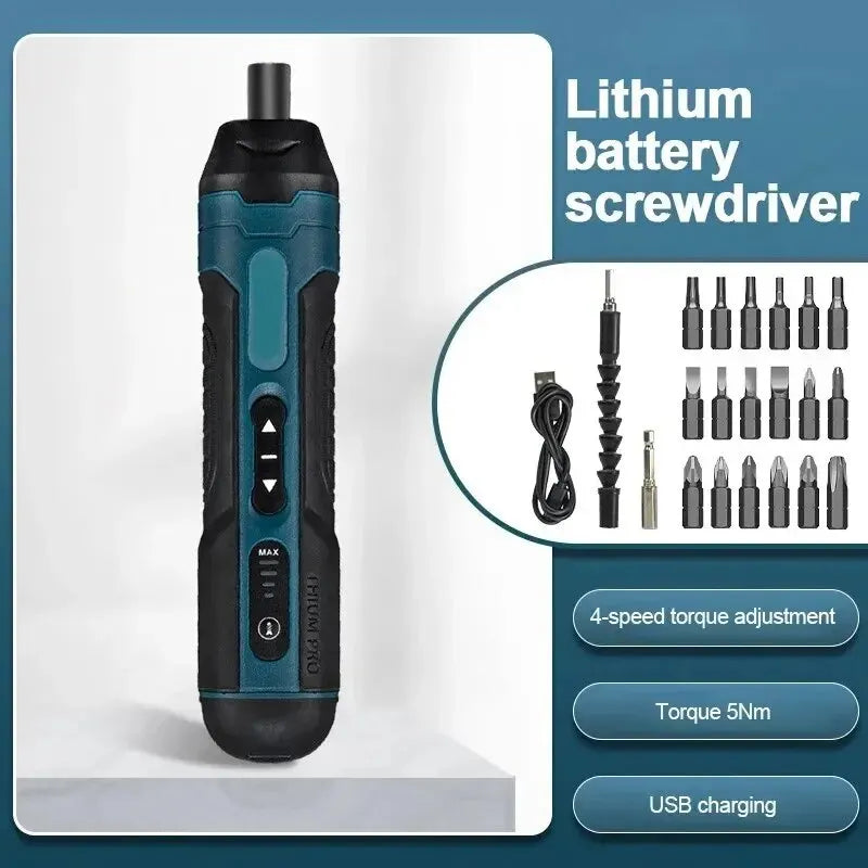 QuickFix Electric Screwdriver - 20 Piece Set